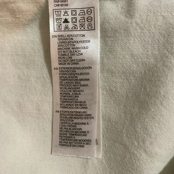 FOREVER 21 Oversized Light Faded Blue Denim Jean Jacket M-L - Picture 11 of 11